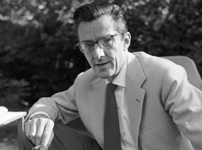 Gabriel Axel, director de cine dan&eacute;s, en 1959.