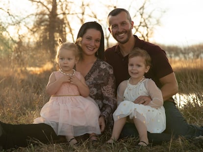 La familia Watts en una imagen que aparece en el documental 'El caso Watts: El padre homicida'.