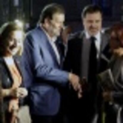 MARIANO RAJOY EN PASEO POR PONTEVEDRA
