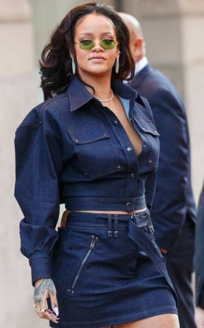 Rihanna, el pasado 12 de octubre en Nueva York.