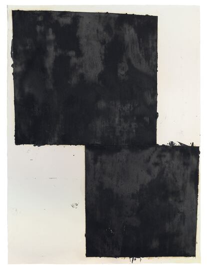La obra 'Tujunga Cut', (1983), de Richard Serra. Cortesía de la galería Guillermo de Osma.