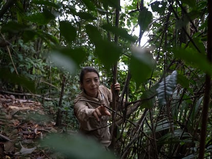 Julie Hernández, cofundadora y directora ejecutiva de Amazonía Emprende, en Florencia, Caquetá, el 10 de febrero del 2024.