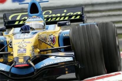 Alonso, en el circuito de Hungaroring.