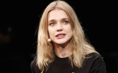 Natalia Vodianova, en el congreso TechCrunch Disrupt celebrado en Londres esta semana.