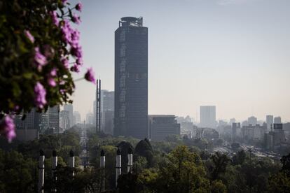 La torre vista desde el Castillo de Chapultepec