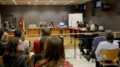 Vista del juicio celebrado por el crimen de Koldo Losada.