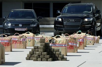 Desarticulada una banda que traficó con dos toneladas de hachís.