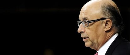 El ministro de Hacienda en funciones, Cristóbal Montoro