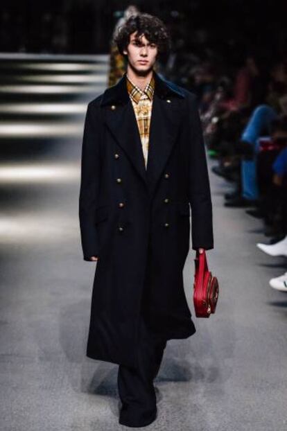 Nicol&aacute;s de Dinamarca en el desfile de Burberry en la Semana de la Moda de Londres el pasado s&aacute;bado.