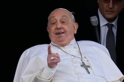 El papa Francisco en Roma, el 23 de marzo de 2025.