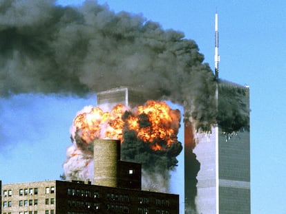 Atentado contra las Torres Gemelas de Nueva York, el 11 de septiembre de 2001.