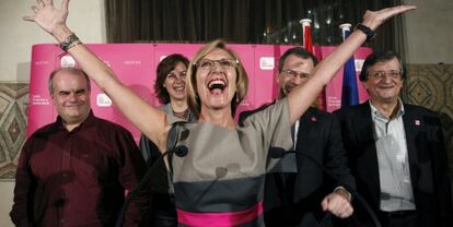 La candidata de Unión Progreso y Democracia a la Presidencia del Gobierno, Rosa Díez.