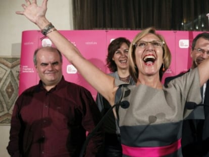 La candidata de Uni&oacute;n Progreso y Democracia a la Presidencia del Gobierno, Rosa D&iacute;ez.