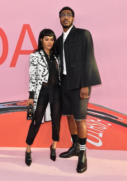 Teyana Taylor y su marido Iman Shumper.