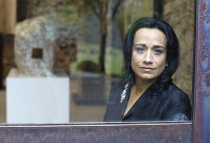 Rafaela Romero, fotografiada en el museo Chillida-Leku.