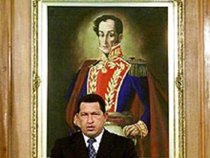 Imagen de archivo del presidente de Venezuela, Hugo Chávez.