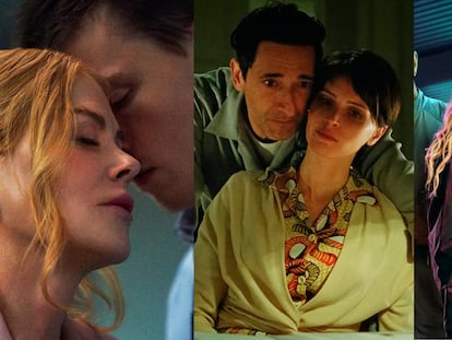 Nicole Kidman en 'Babygirl'; Adrien Brody y Felicity Jones, en 'El brutalista', y Cameron Díaz, en 'De vuelta a la acción', entre los estrenos de enero de 2025.