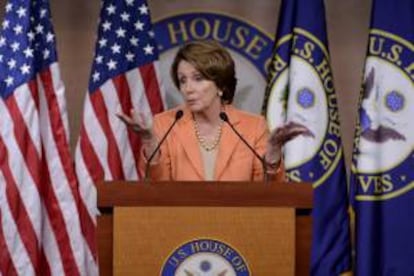 La líder de la minoría demócrata en la Cámara de Representantes, Nancy Pelosi. EFE/Archivo