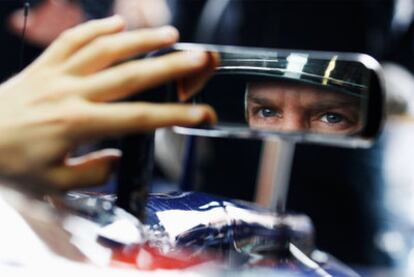 Sebastian Vettel, en los entrenamientos del GP de Australia.