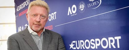 Becker es comentarista de Eurosport, que retransmite íntegramente el US Open.