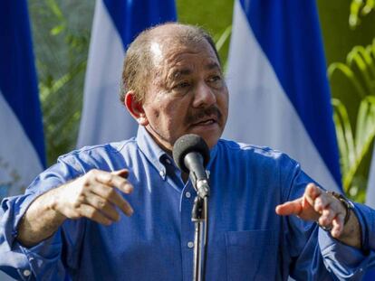 El presidente de Nicaragua, Daniel Ortega.