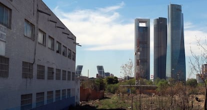 Terrenos donde est&aacute; planeado el futuro Distrito Castellana Norte.