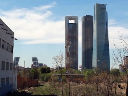 Terrenos donde est&aacute; planeado el futuro Distrito Castellana Norte.