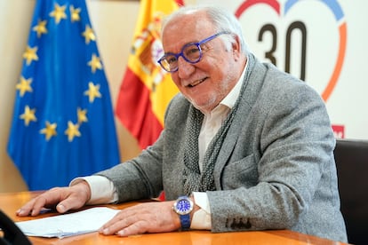 Pere Navarro, el viernes en la sede de la Dirección General de Tráfico (DGT) en Madrid.