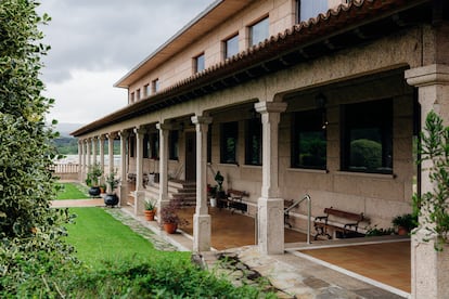 Exterior del restaurante O Pazo, en Padrón, A Coruña.