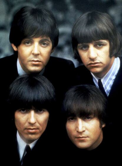 Los Beatles en los sesenta.