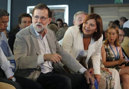 Mariano Rajoy, amb Isabel Bonig.