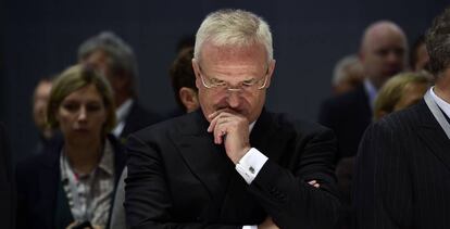 El expresidente de Volkswagen, Martin Winterkorn, en un acto de la compañía.