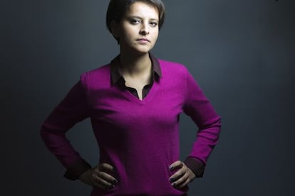 Najat Vallaud-Belkacem, en enero, antes de ser nombrada ministra de los Derechos de las Mujeres, Urbanismo, Juventud y Deportes.