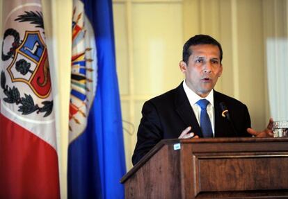 El presidente de Perú, Ollanta Humala.