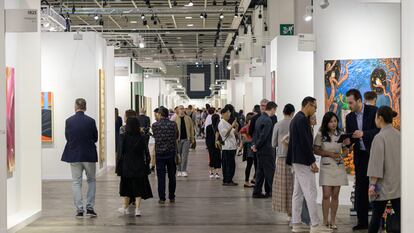 Vista de la feria Art Basel Hong Kong 2024.