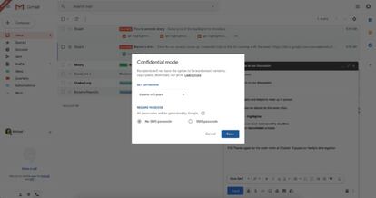 Este modo confidencial de Gmail nos dará control total sobre los correos enviados