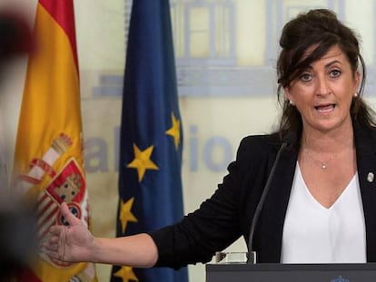 Concha Andreu, presidenta de La Rioja, en una comparecencia reciente.