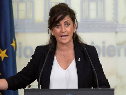 Concha Andreu, presidenta de La Rioja, en una comparecencia reciente.