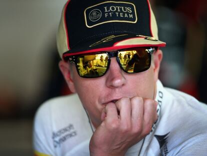 Raikkonen, en una imagen de esta temporada.