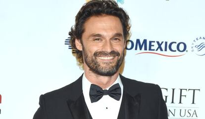 El actor Iván Sánchez en octubre de 2018, en una gala en México.