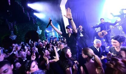 Enrique Iglesias fue el invitado estrella de la gran fiesta Secret Party, organizada por Chopard.