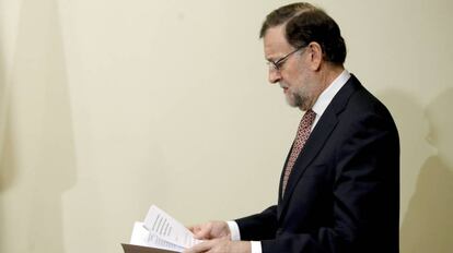 El presidente del Gobierno, Mariano Rajoy.