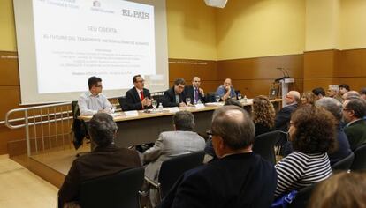 Debate sobre el transporte en Alicante.