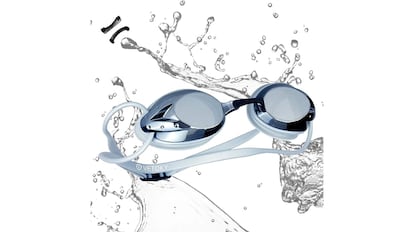 Gafas de natación para adultos con cristales antiniebla