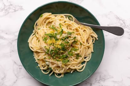 Un poco de pasta para el martes