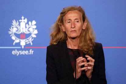 La ministra francesa de Justicia, Nicole Belloubet 