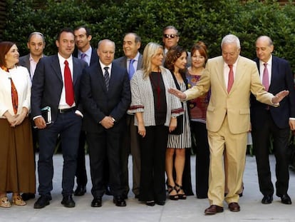 Margallo y Fernandez Diaz, en el acto de Victimas en la lucha contra el terrorismo.