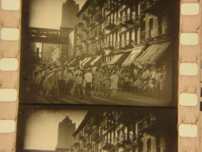 Fotogramas recuperados de 'The Price of a Party', filme mudo de Charles Giblyn.