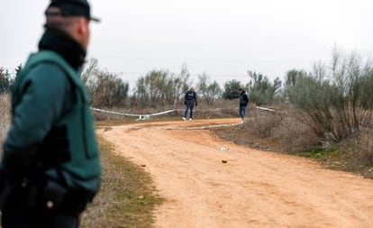 Zona de Meco (Madrid) donde fue hallado el cuerpo sin vida de Miriam Vallejo en enero de 2019