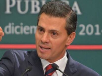 - El presidente de México, Enrique Peña Nieto
